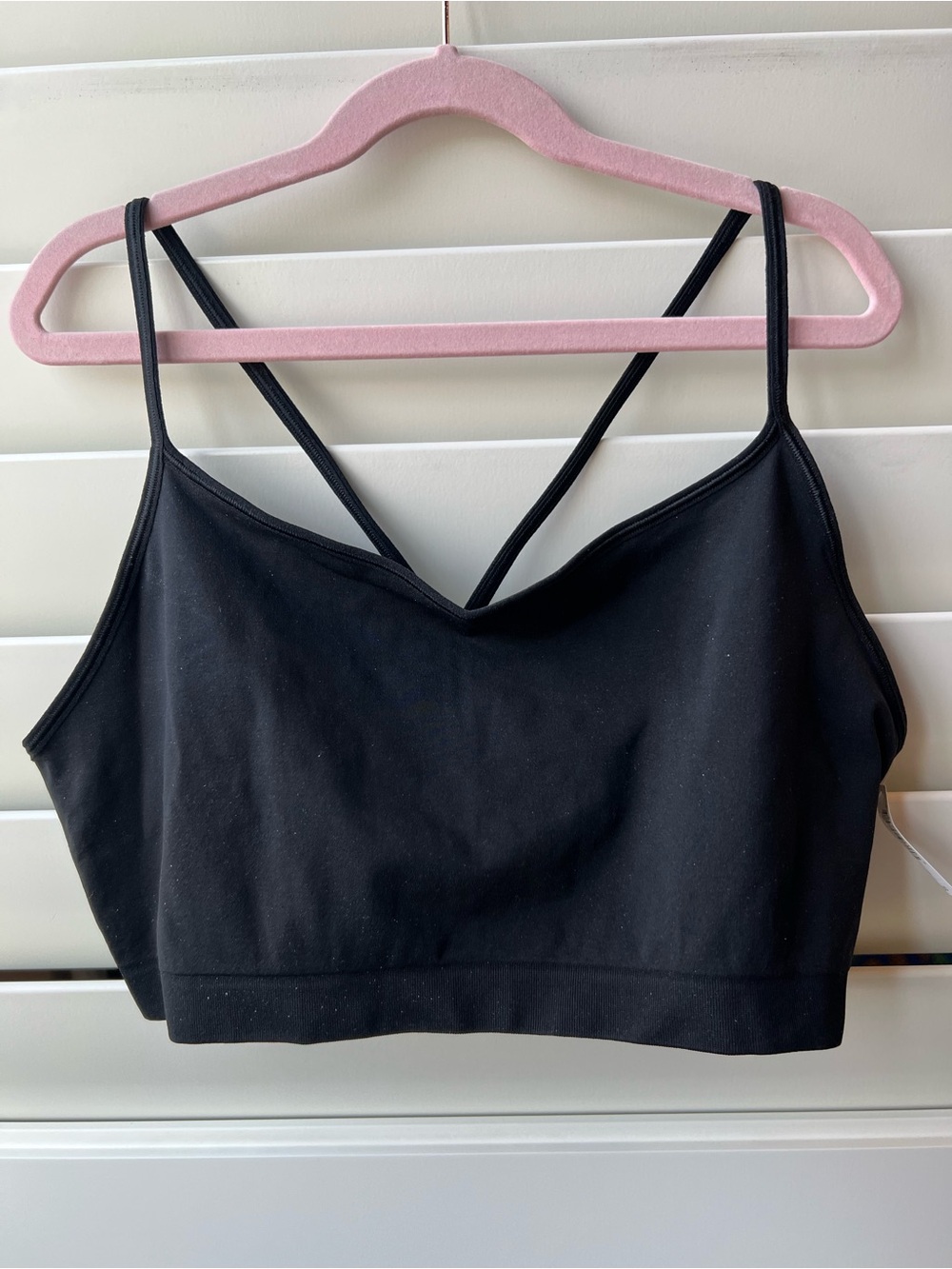 GapBody New XL Black Strappy Bralette - Women Intimates